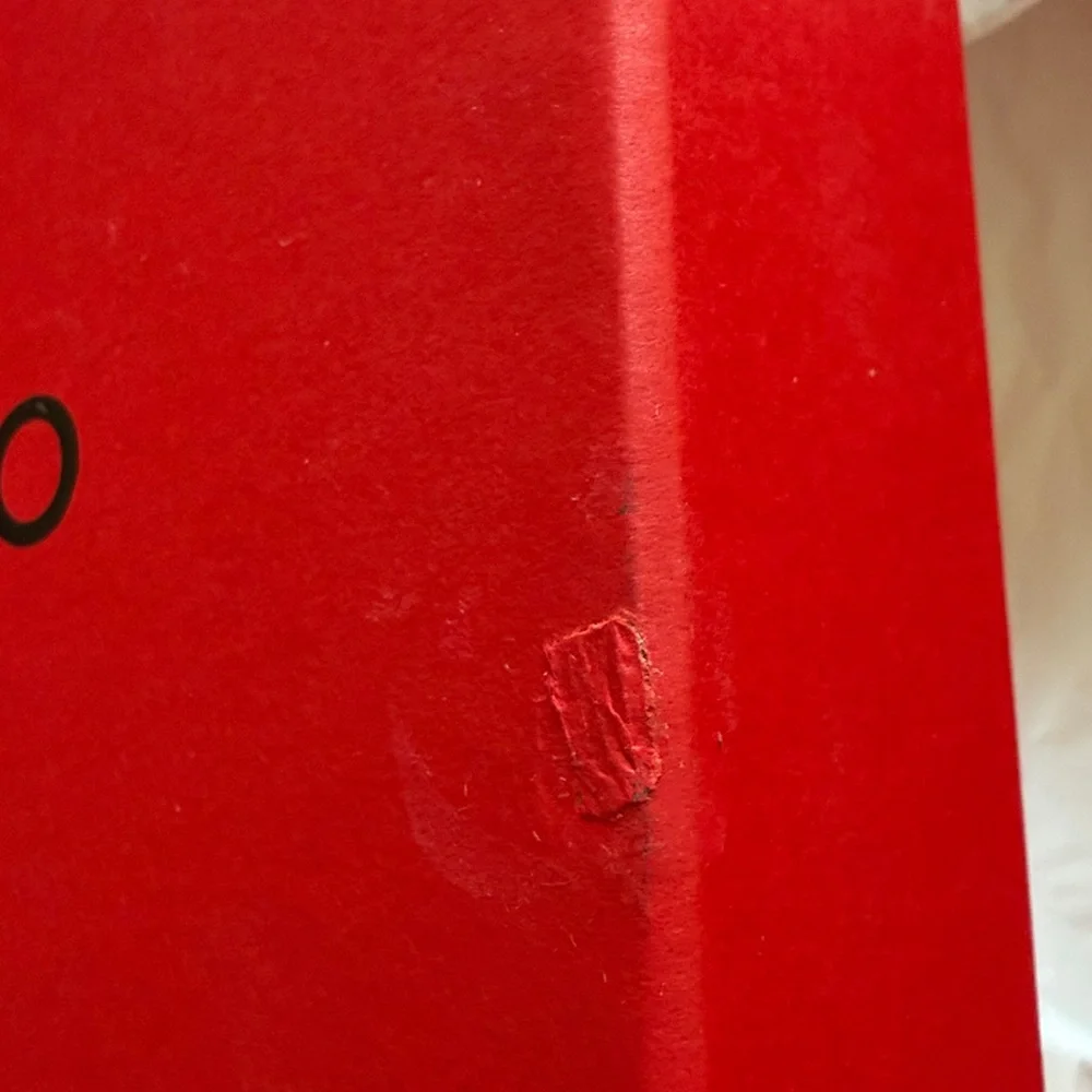 Salvatore Ferragamo Red Garment box  for high hills  shoe box